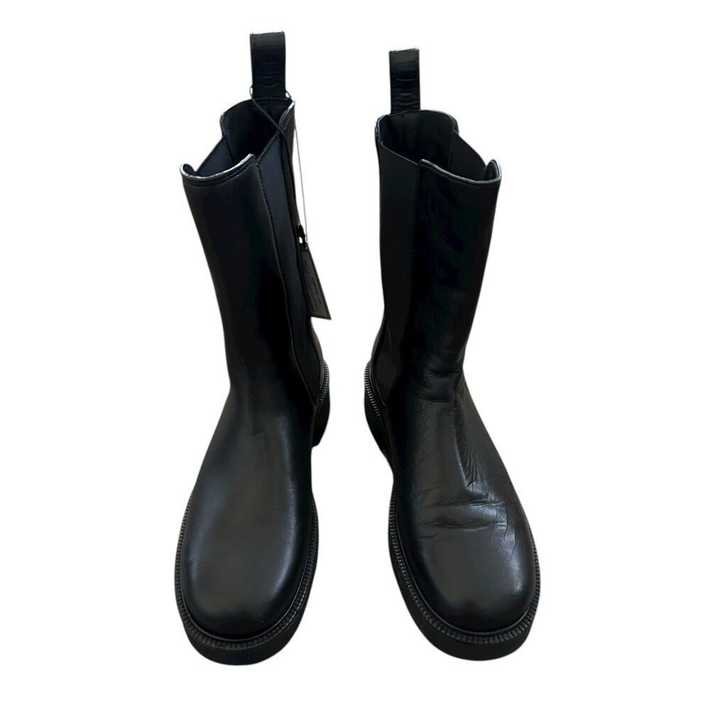 Staud Women's Black Palamino Chelsea Boots Shoes Size 37 - Picture 2 of 10